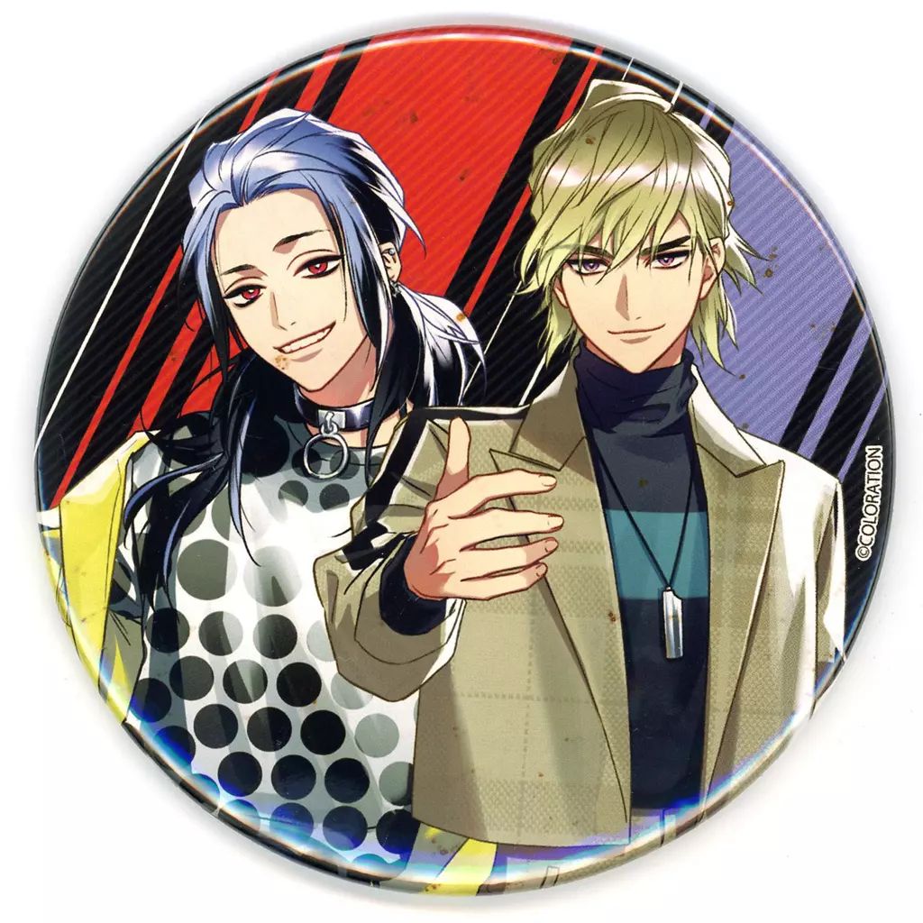 中古】バッジ・ピンズ 倉橋海吏＆高槻神楽 100mm缶バッジ 「東京カラー