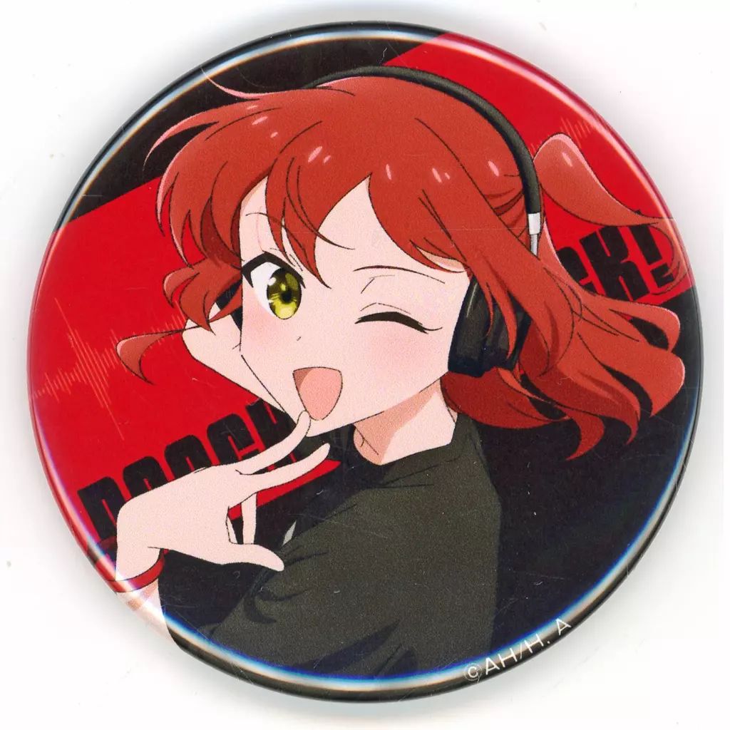 中古】バッジ・ピンズ 喜多郁代 描き下ろしイラスト缶バッジ 「ぼっち