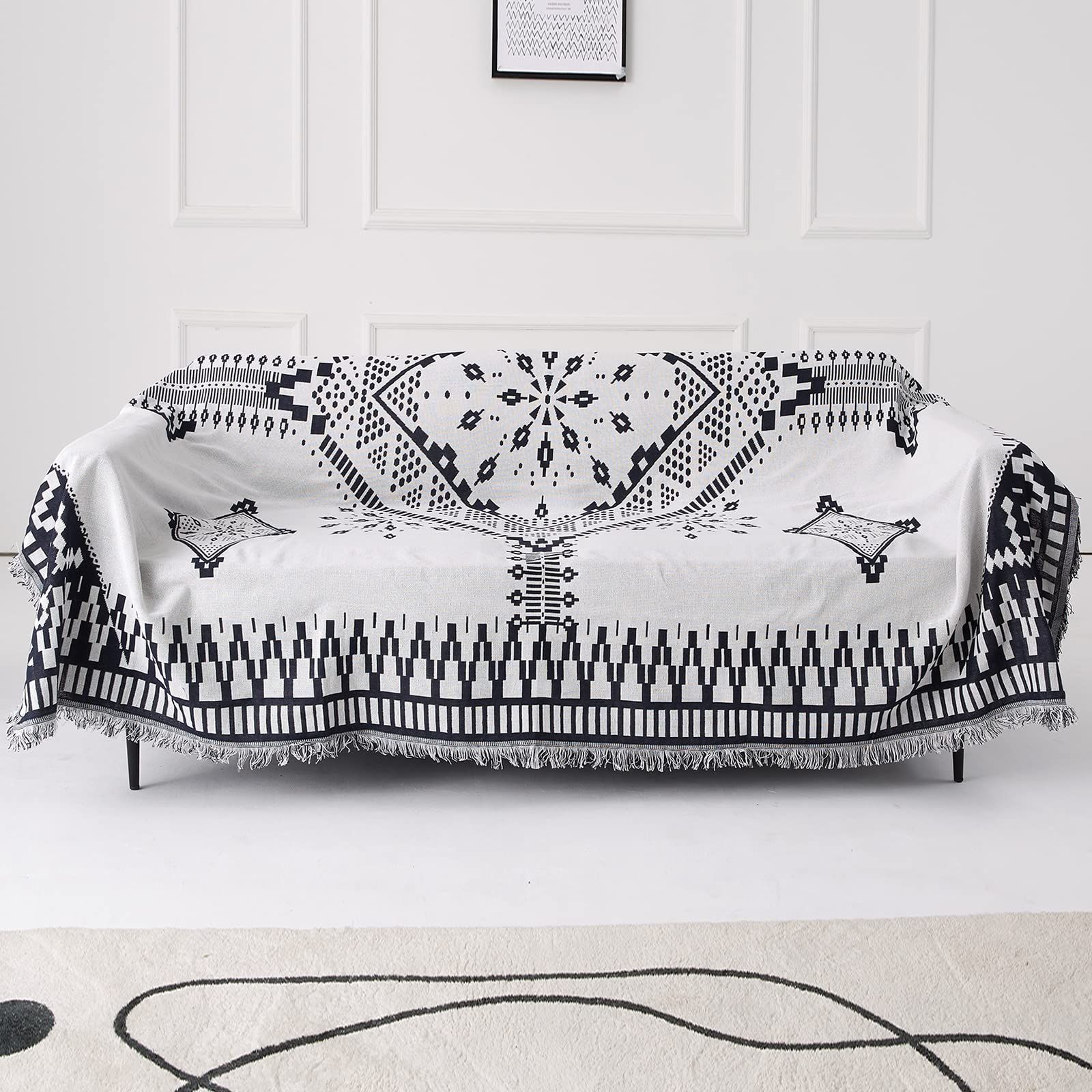 在庫セール】マルチカバー 北欧 ソファーカバー リバーシブル