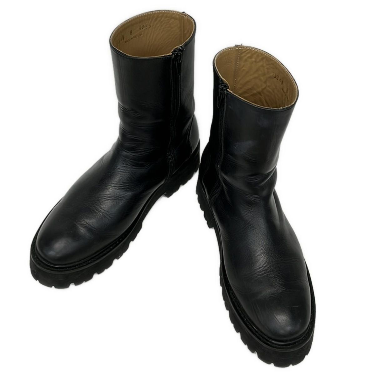 カミナンド ブーツ 8 レディース - 黒 レザー