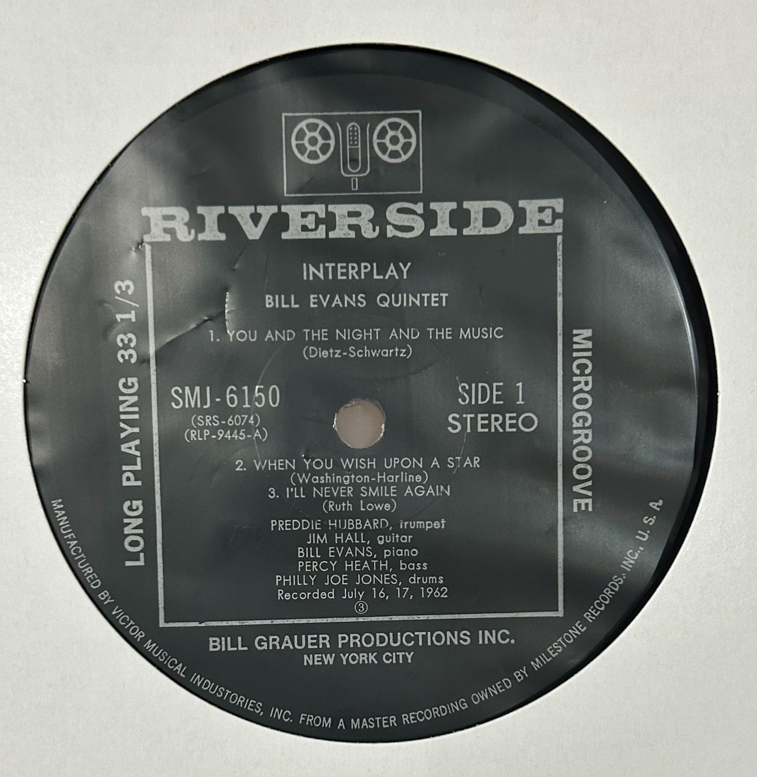 帯付き国内盤レコード】ビル・エヴァンス 「インタープレイ」 Bill