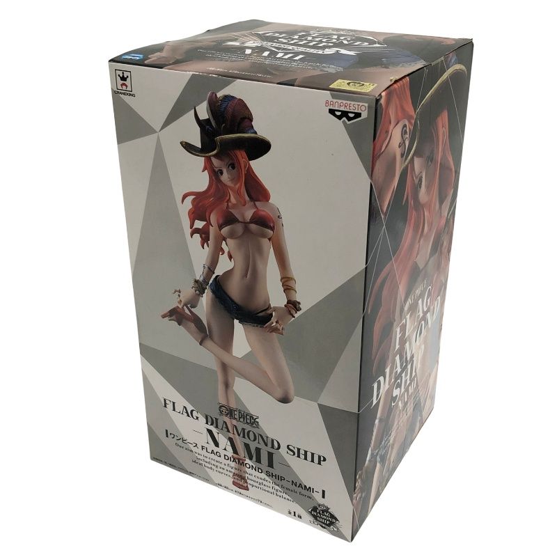 ONE PIECE ワンピース フィギュア 4点セット FLAG DIAMOND SHIP NAMI