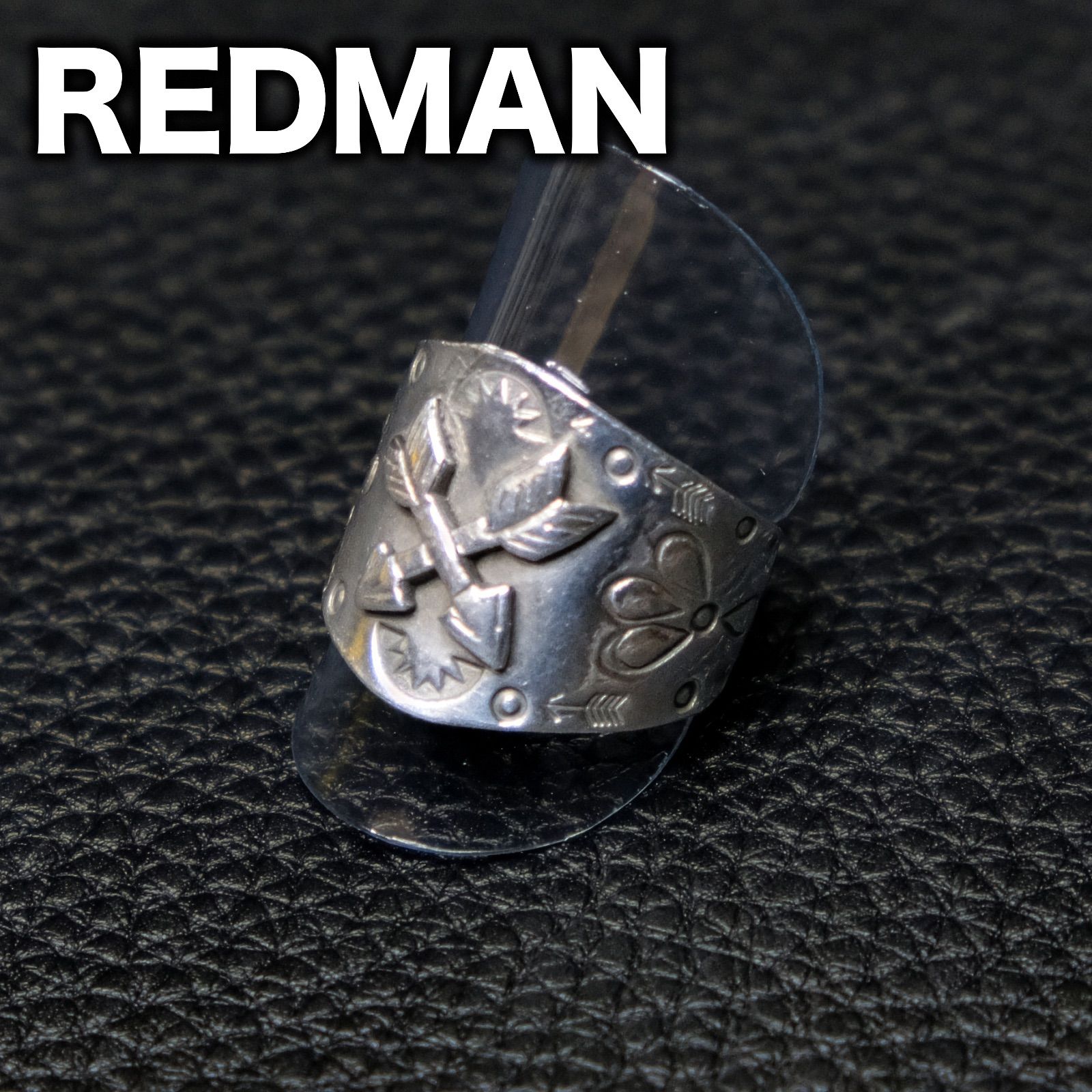 REDMAN クロスアロー スタンプワークリング 約20.5号 シルバー925 レッドマン 石橋征道 フレッドハービースタイル インディアンジュエリー スターリングシルバー
