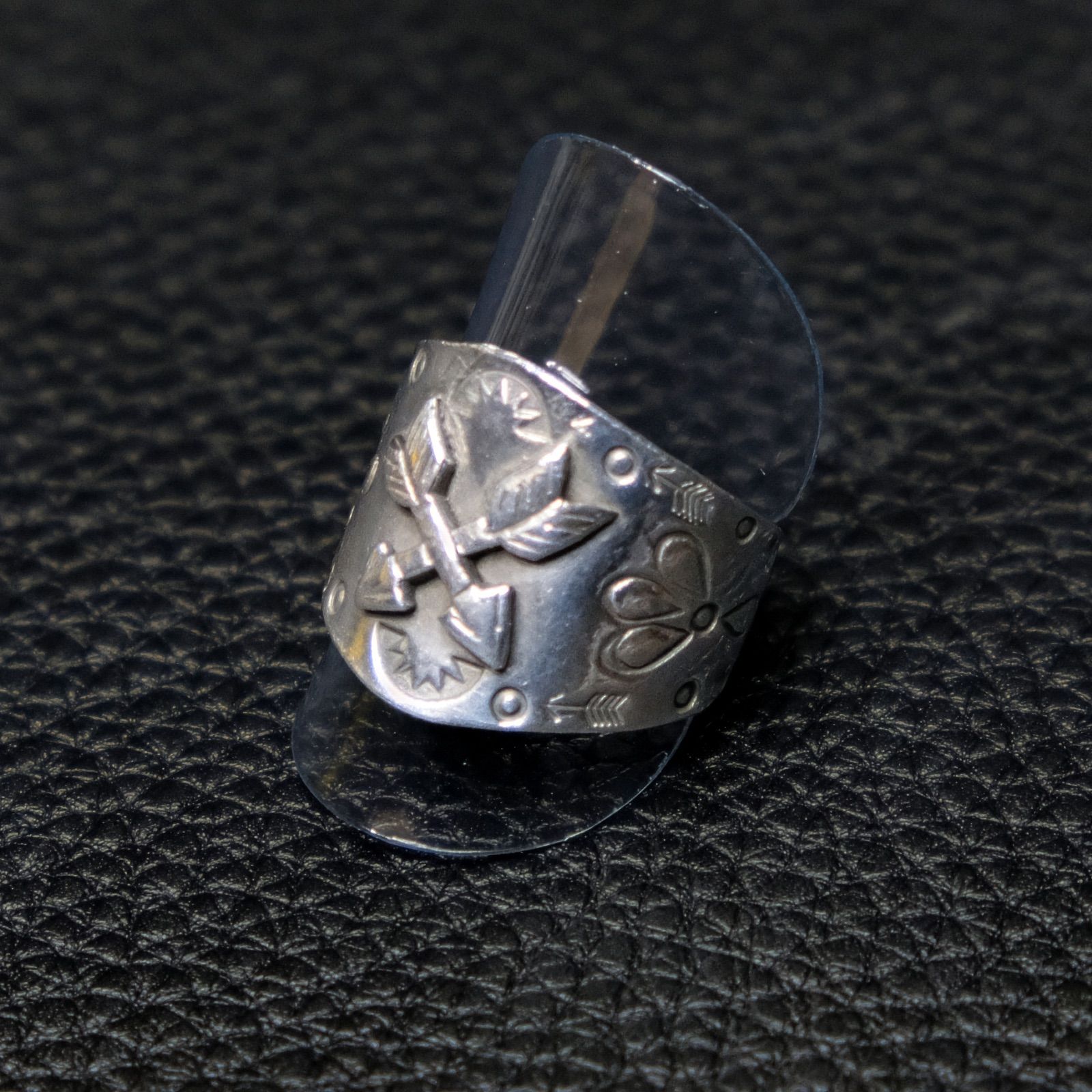 REDMAN クロスアロー スタンプワークリング 約20 5号 シルバー925 レッドマン 石橋征道 フレッドハービースタイル インディアンジュエリー スターリングシルバー