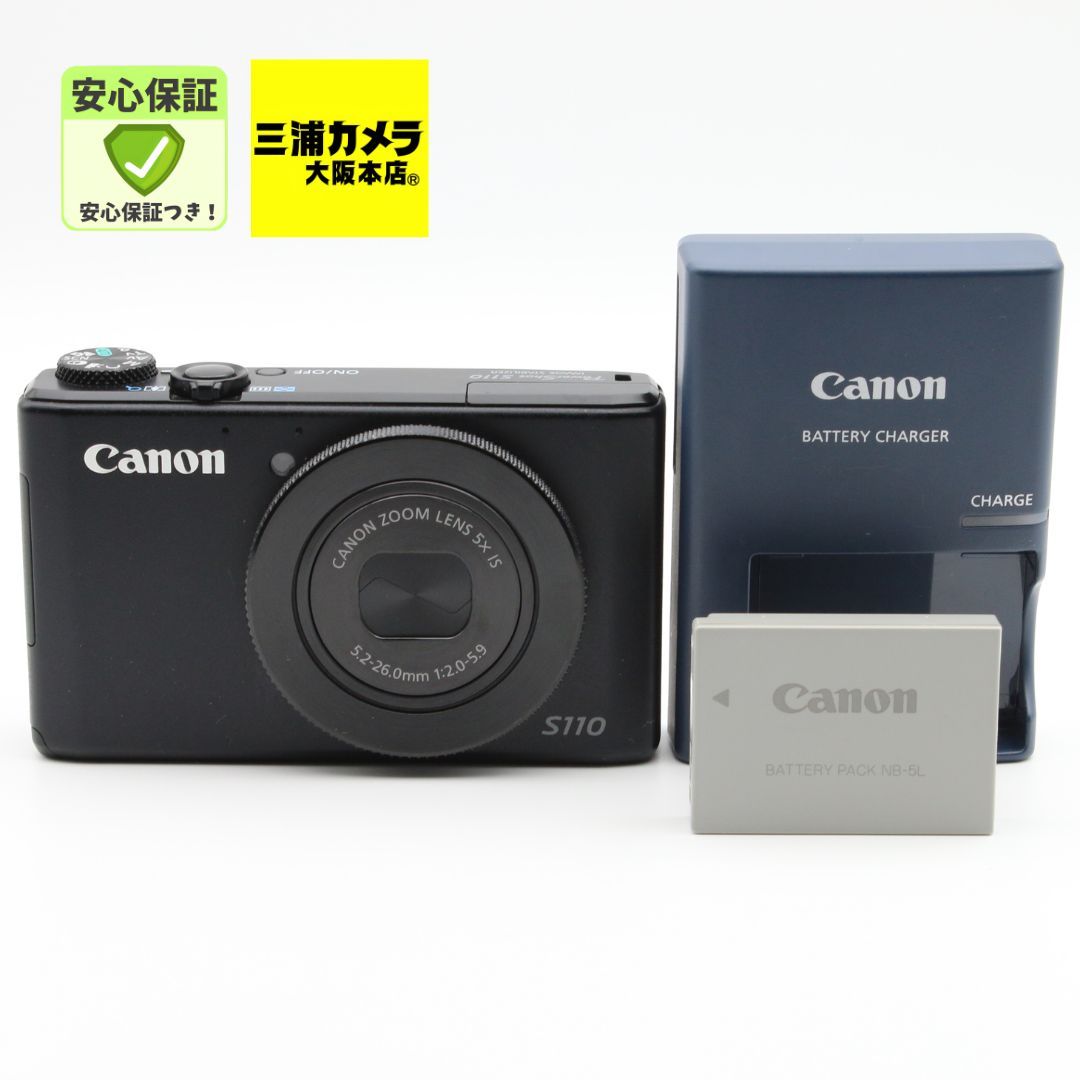 上品 CANON PowerShot S 110 ブラック 0331219