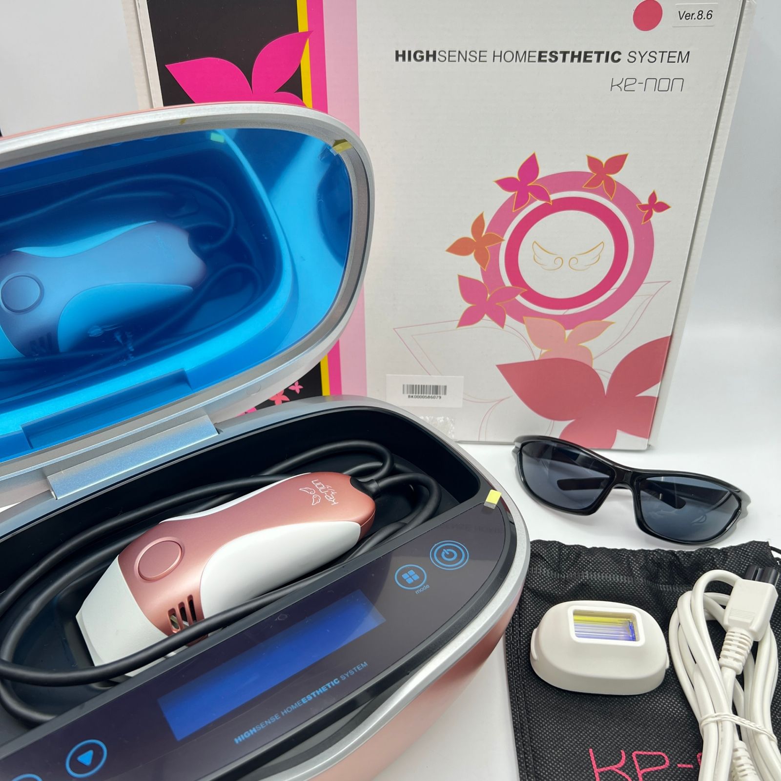 ケノン Ver 8 6 カートリッジ2点 スーパー 2 ストロング 脱毛器 kenon 本体