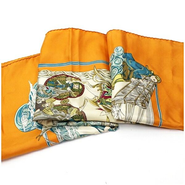 エルメス スカーフ カレ90 Au Fil de la SOIE - メルカリ