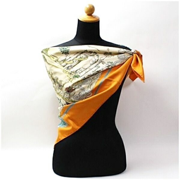 新品⭐︎HERMES エルメス カレ90 Au fil de la sole HERMES - エルメス HERMES カレ90 Au FIL de la SOIE スカーフ 衣料品