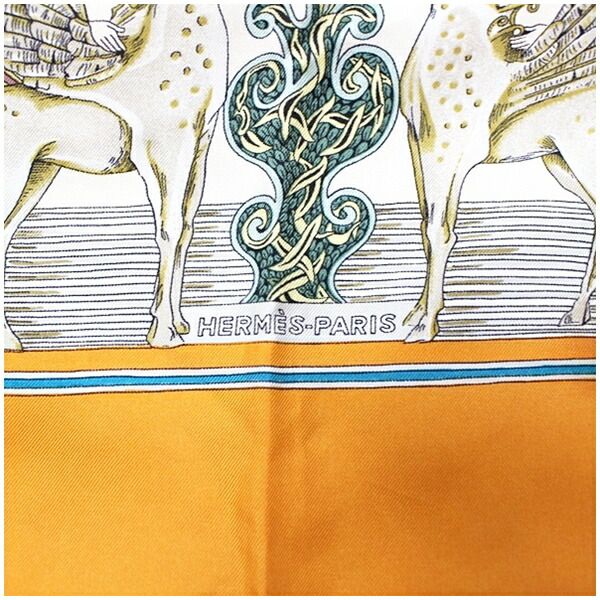 エルメス スカーフ カレ90 Au Fil de la SOIE - メルカリ