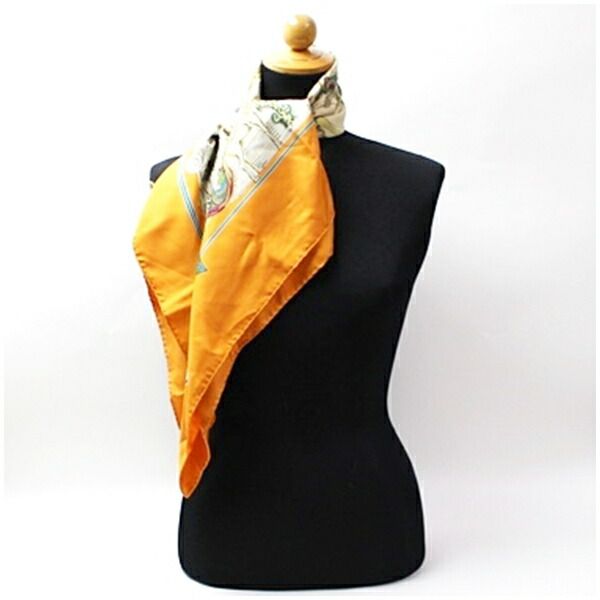 エルメス スカーフ カレ90 Au Fil de la SOIE - メルカリ