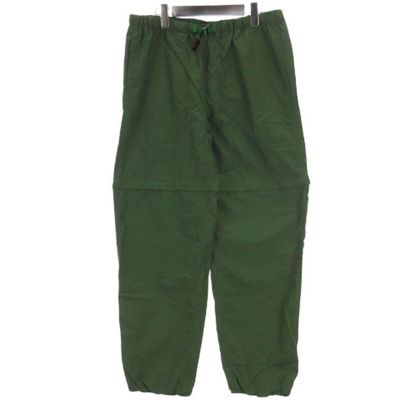 グラミチ GRAMICCI × ホワイトマウンテニアリング WHITE MOUNTAINEERING ナイロン ジョガーパンツ WM2471418 グリーン 2