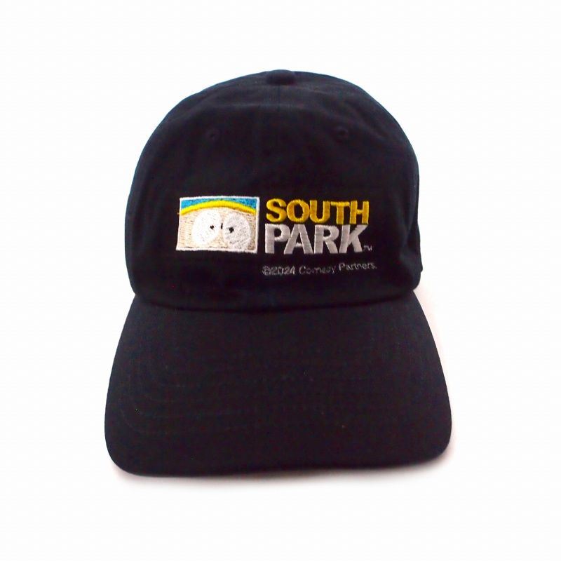 【中古】未使用品 サウスパーク SOUTH PARK SAOUTHPARK LOGO EMBROIDERY CAP キャップ 帽子 ONE ブラック 黒 メンズ サウスパーク SOUTH PARK SAOUTHPARK LOGO EMBROIDERY CAP キャップ