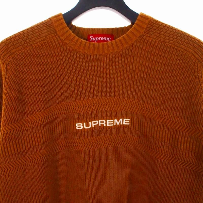 シュプリーム SUPREME 18SS Supreme Chest Stripe Raglan Sweater