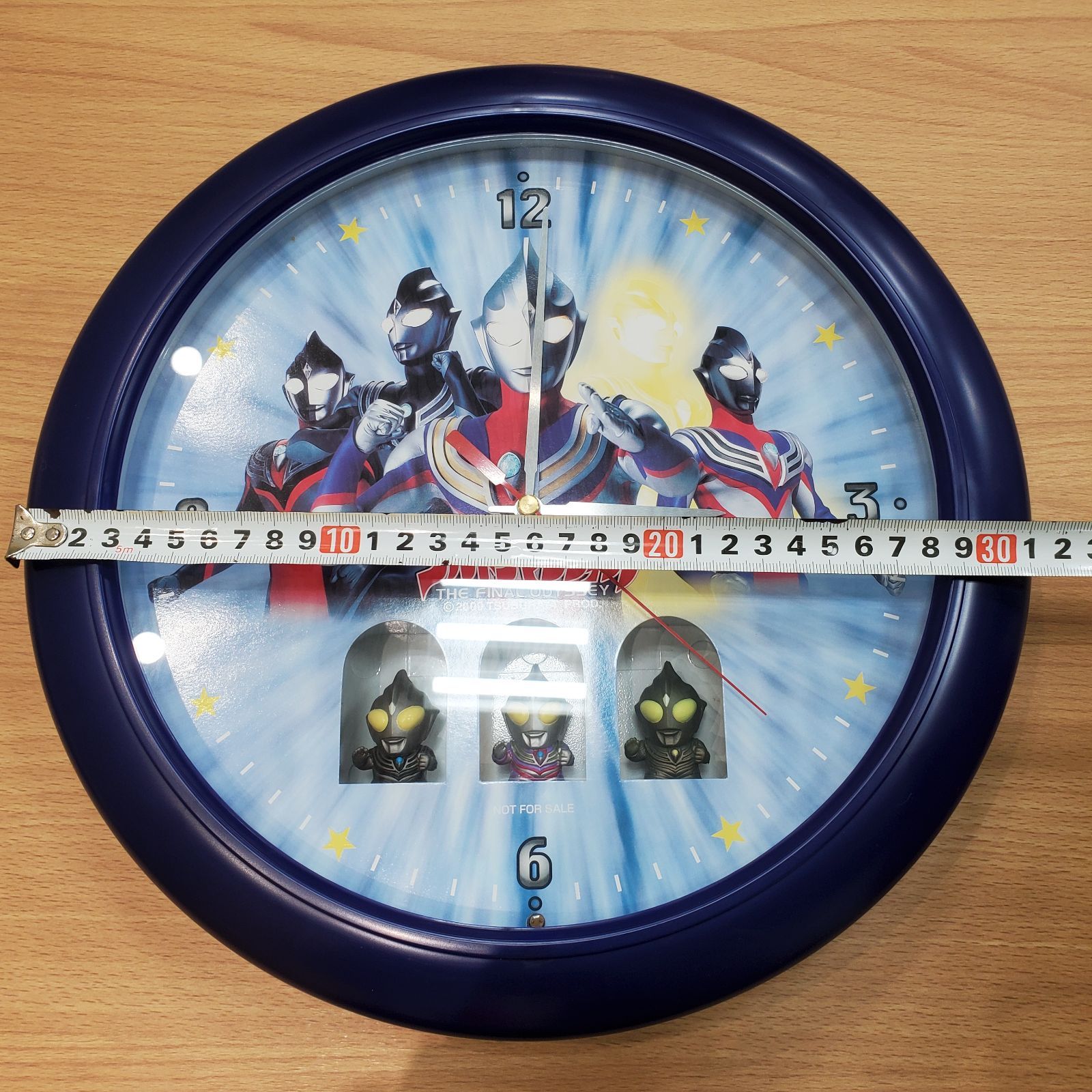 EL6】ウルトラマンティガ カラクリ 壁掛け時計 非売品 ジャンク品