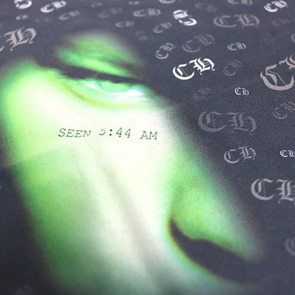 CHROME HEARTS クロムハーツ CHロゴ メガネ拭き クリーナー 黒系 緑 101258