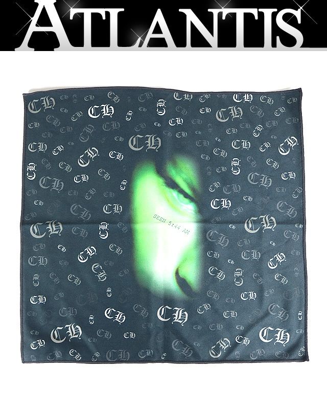 CHROME HEARTS 銀座店 クロムハーツ CHロゴ メガネ拭き クリーナー 黒