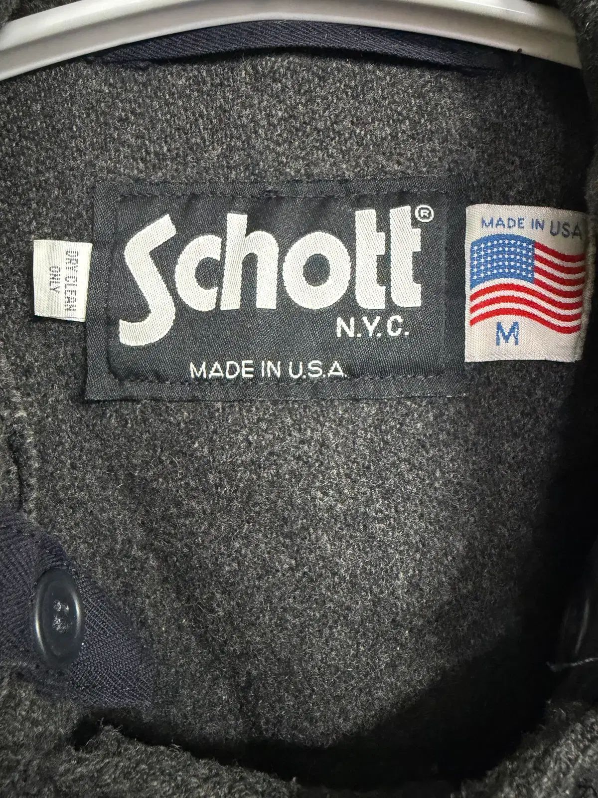 Schott N Y 配送 C ダッフル コート schott NYCダッフルコート メンズM
