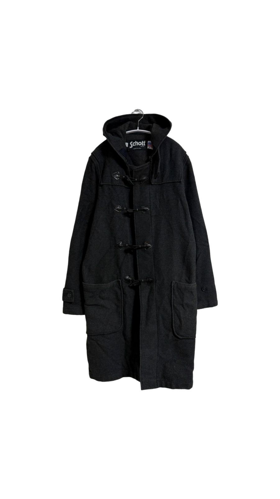 Schott N Y 配送 C ダッフル コート schott NYCダッフルコート メンズM