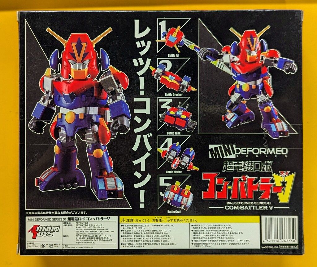 MINI DEFORMED SERIES 01 超電磁ロボ コン・バトラーV ACTION TOYS