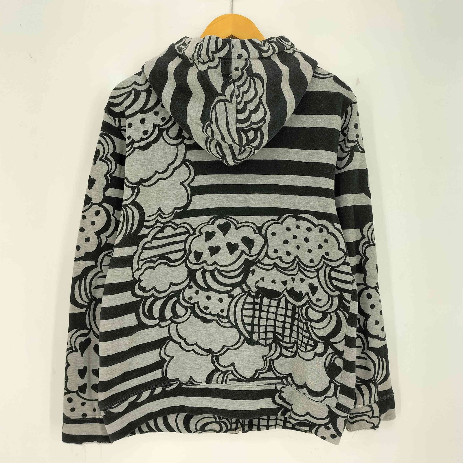 ツモリチサト TSUMORI CHISATO 総柄ジップパーカー レディース 表記無