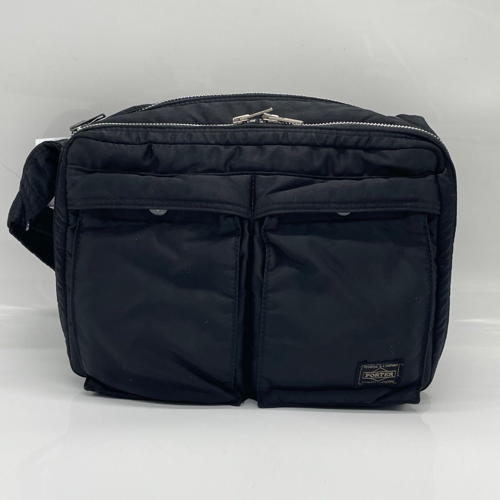 BN 7047●PORTER TANKER ポーター タンカー ショルダーバッグ 二層式 ブラック