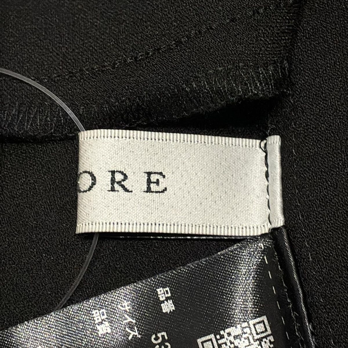  ADORE アドーア パンツ サイズ38 M レディース ダルサテンパンツ 531-5230804 黒 フルレングス ウエストゴム その他 パンツ