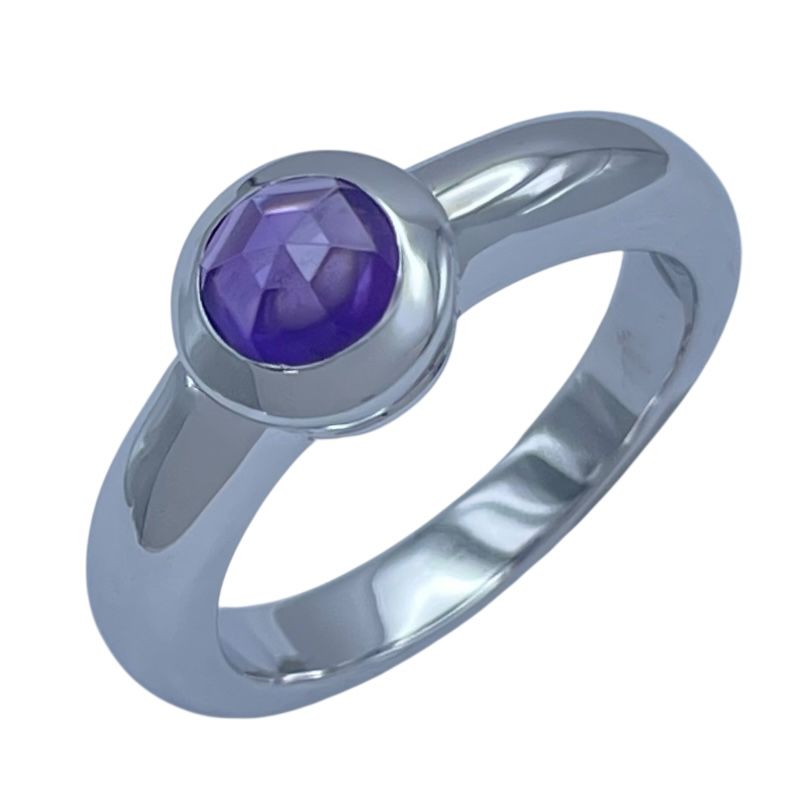 ティファニー TIFFANY＆CO アメシストリング ホワイトゴールド 750 ジュエリー