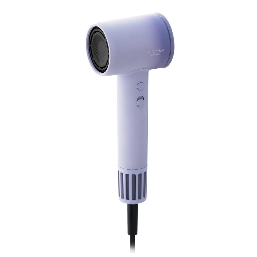 ギフト プレゼント MiCOLA アイリスオーヤマ ドライヤー プラスマイナスイオン ヘアドライヤー 静電気抑制 大風量 速乾 軽量 ダメージケア 4段階温度調節 ラベンダー HDR M 301 V サロンケアモデル