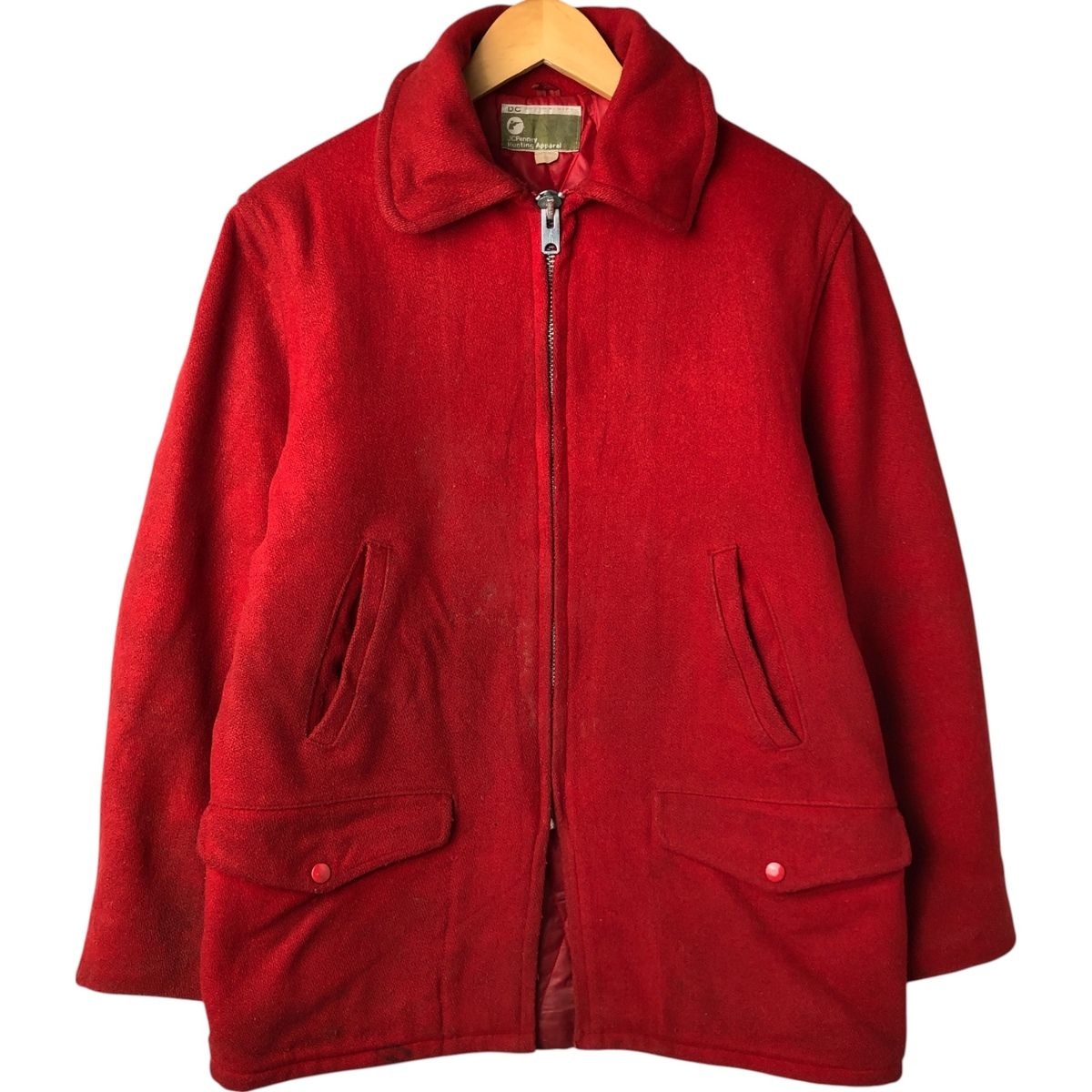 70s JC Penneyデニムジャケット 短丈 ランチクラフト風 真紺 楽天 古着 