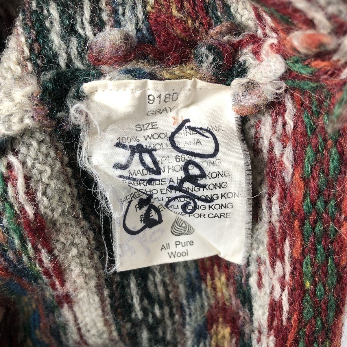 古着 90年代~ ウールリッチ WOOLRICH フェアアイル柄 ノルディック