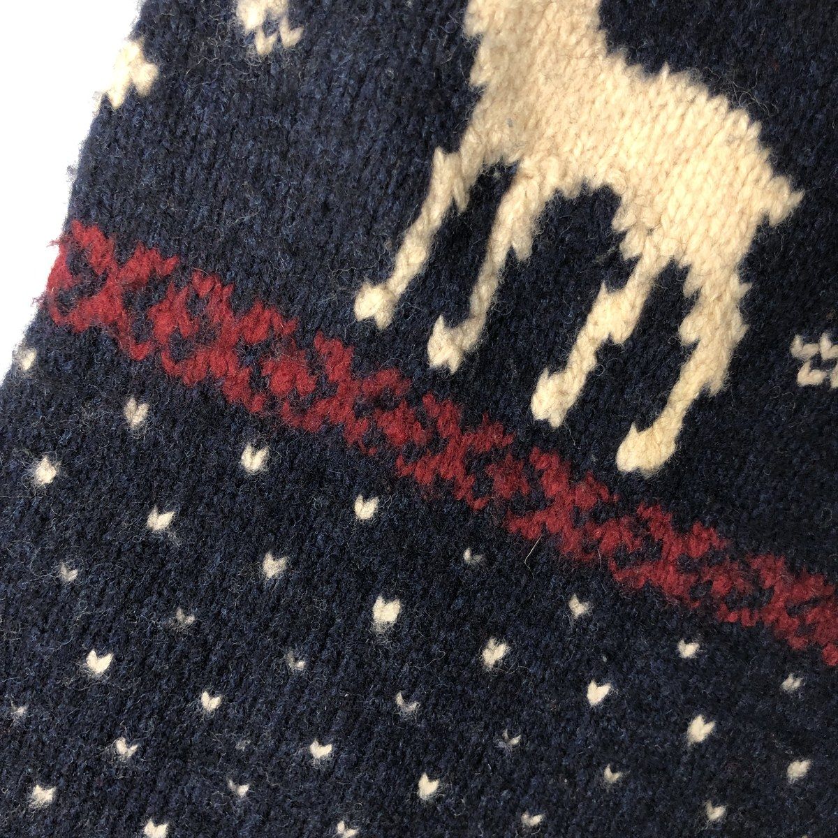 古着 ラルフローレン Ralph Lauren POLO by Ralph Lauren 総柄 スノー 
