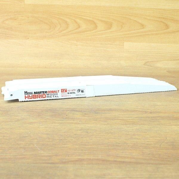 MORSE モールス 300 mm 10 14 TPI マスターコバルトハイブリッド レシプロソーブレード 替刃