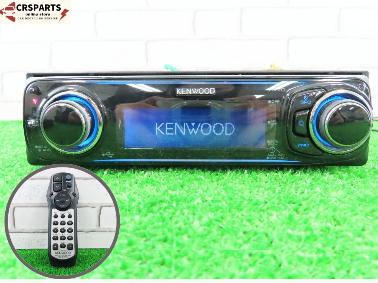 KENWOOD 1DINデッキ　ジャンク Yahoo!オークション -「ケンウッド kenwood 1din」(テープデッキ