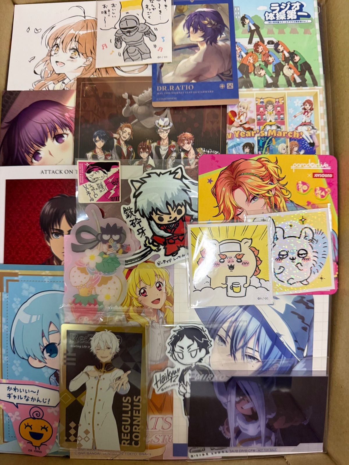 紙類 アニメ ゲーム まとめ売り 大量 コースター ポストカード カード