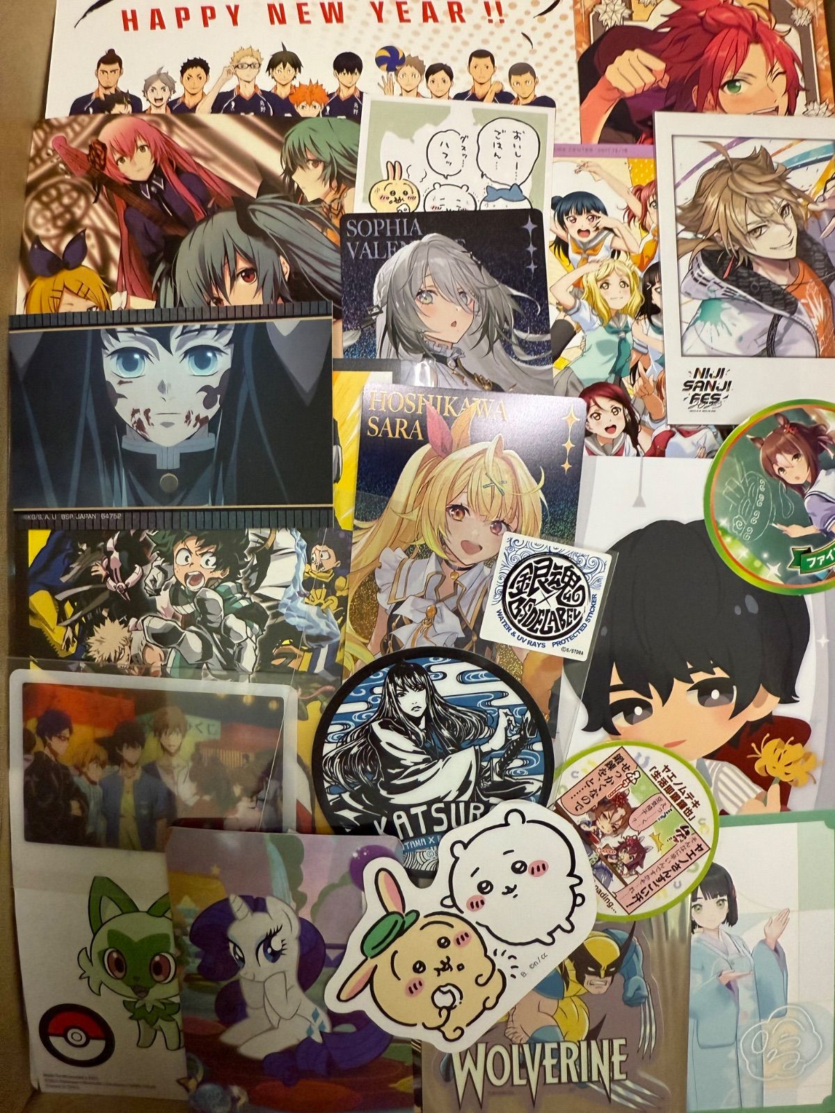 紙類 アニメ ゲーム まとめ売り 大量 コースター ポストカード カード