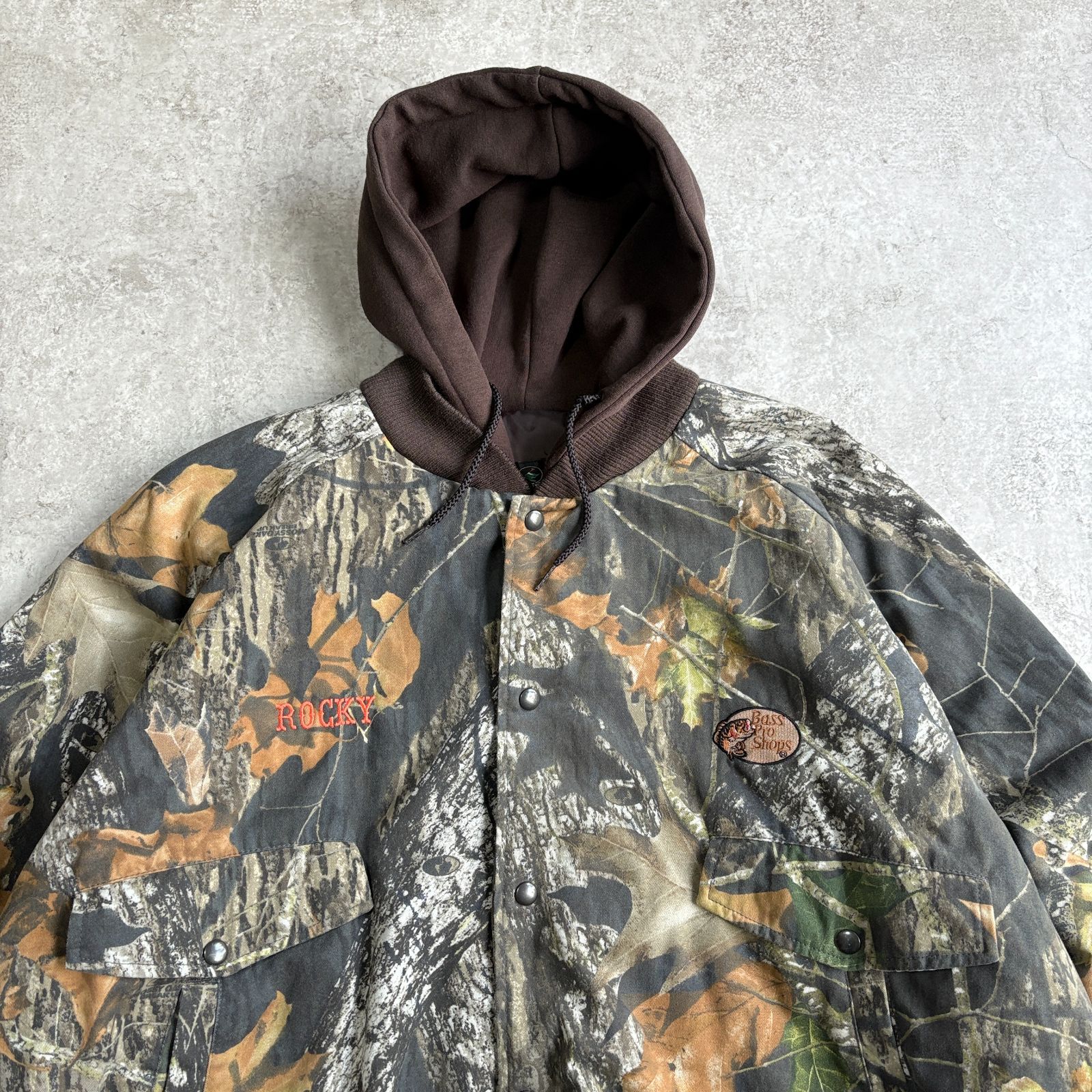 00s Bass Pro Shops RED HEAD RealTree Hooded Jacket バスプロ