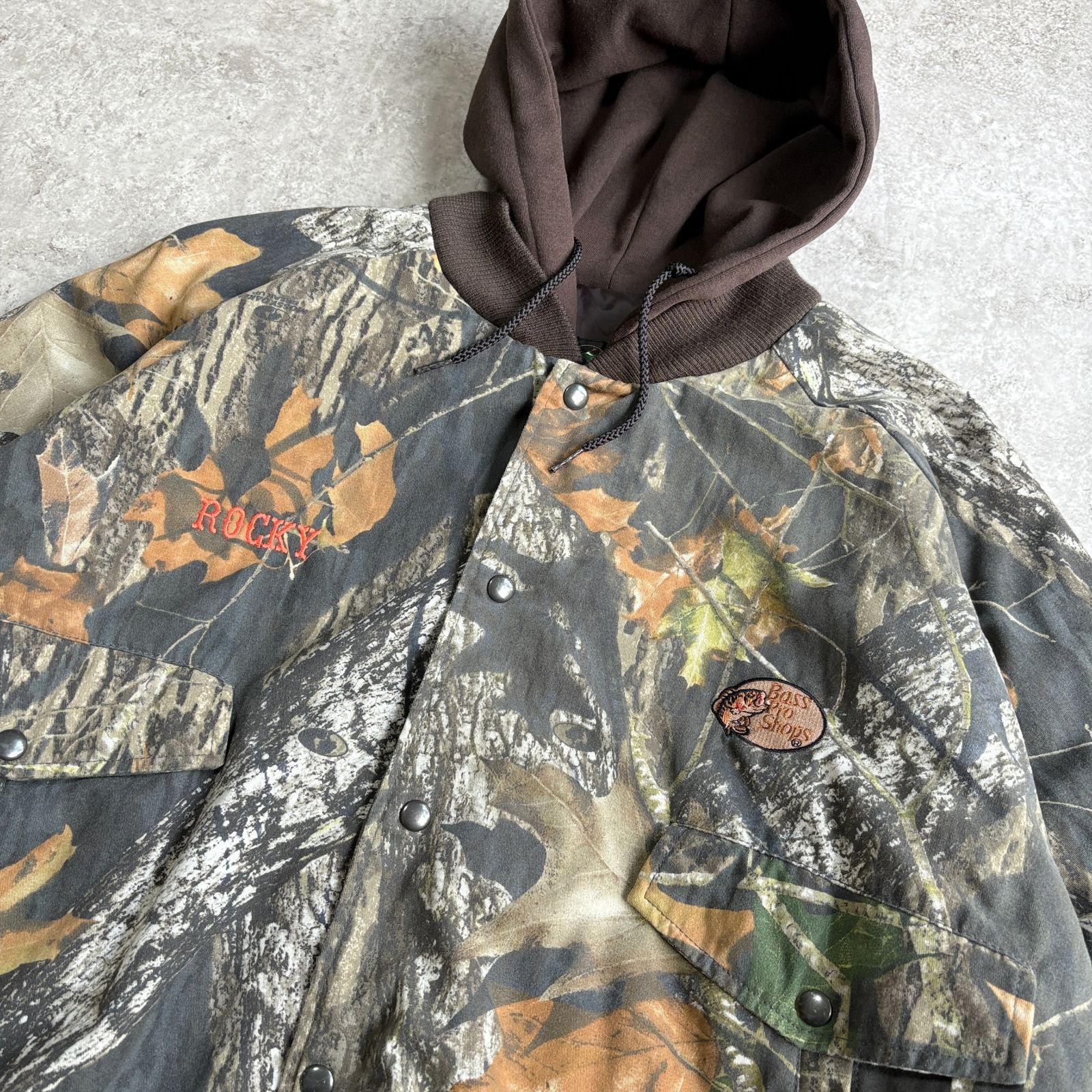 00s Bass Pro Shops RED HEAD RealTree Hooded Jacket バスプロ 