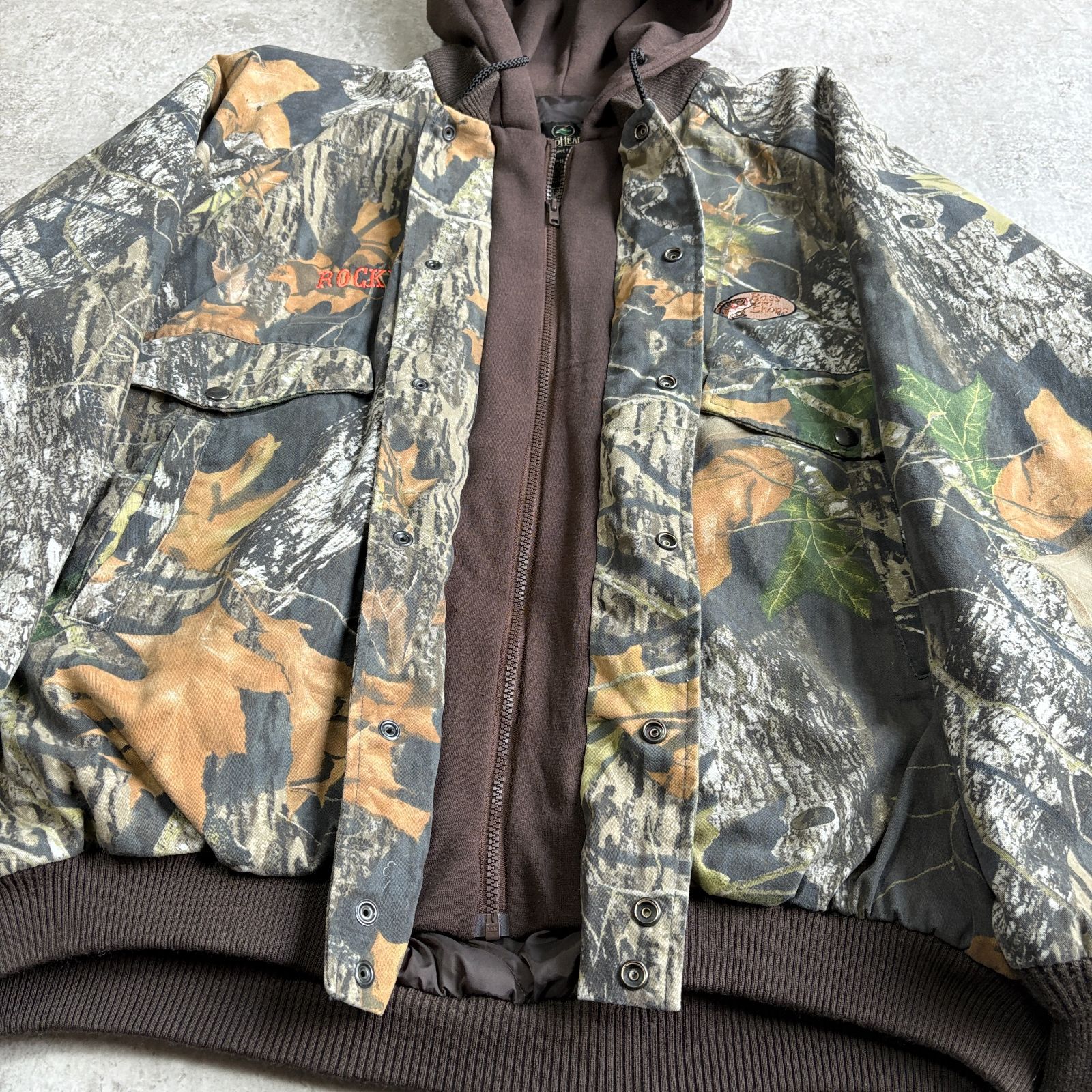 00s Bass Pro Shops RED HEAD RealTree Hooded Jacket バスプロ