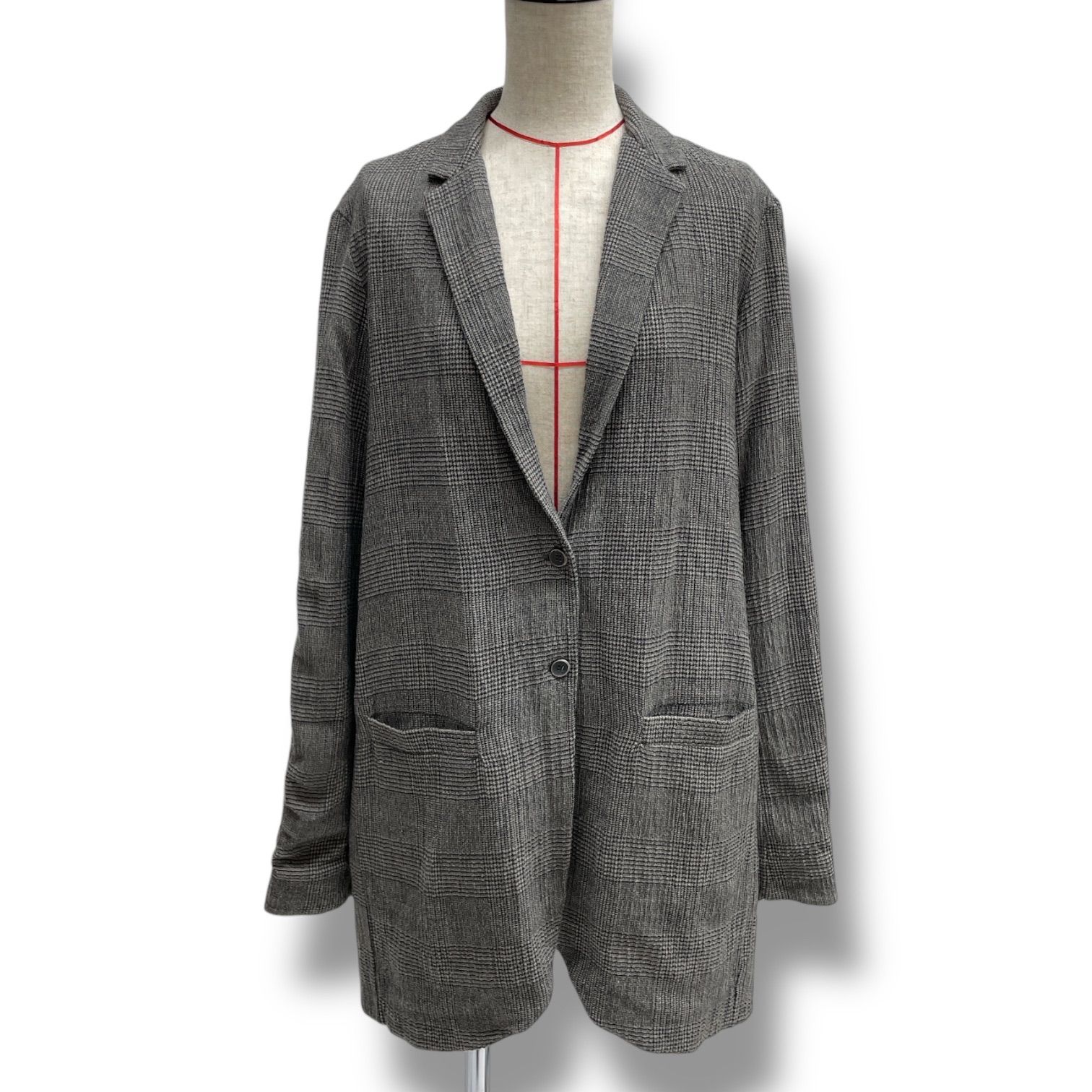 Transit par such トランジットパーサッチ ウール混チェックジャケット