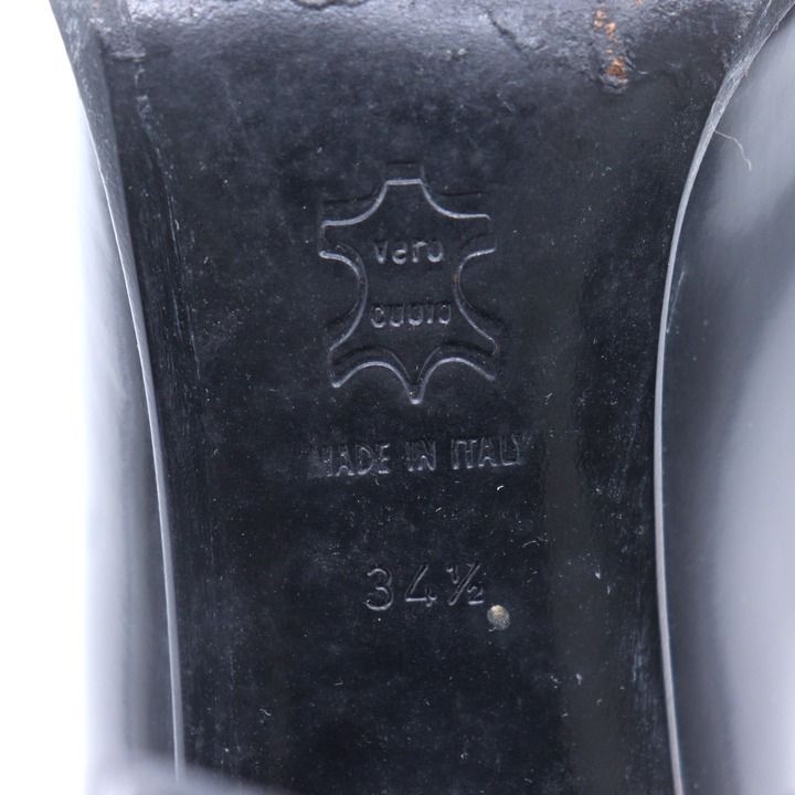  プラダ パンプス 本革 レザー シューズ ブランド 靴 イタリア製 黒 レディース 34. ブラック PRADA その他 靴