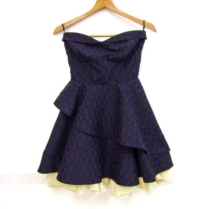 リリーブラウン ワンピース トップス フリル ドレス アシンメトリー