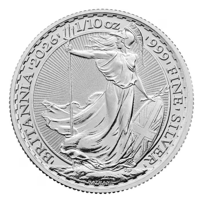 保証書・カプセル付き] 2026年 (新品) イギリス「ブリタニア」純銀 1