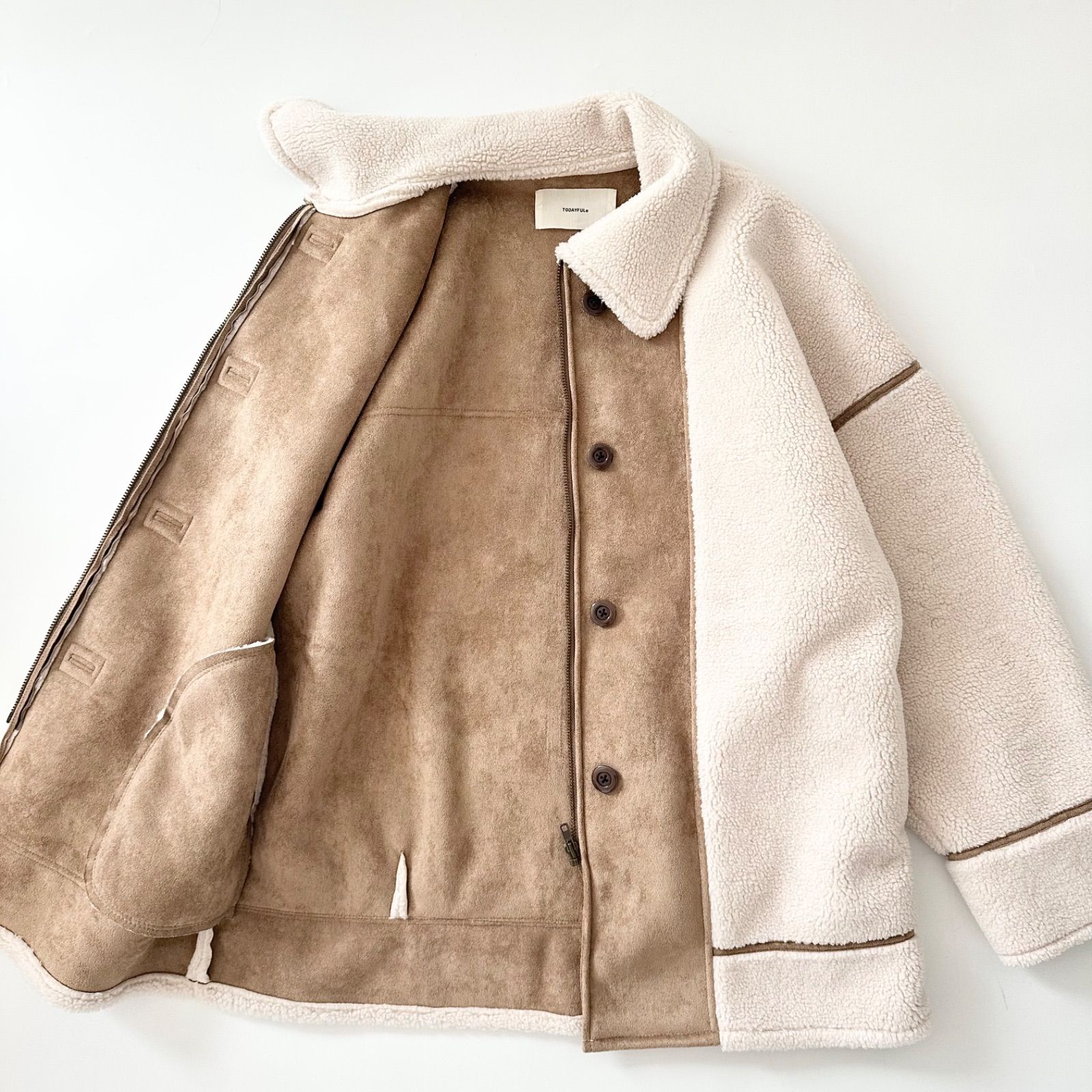 TODAYFUL ボンディングボアコート TODAYFUL（トゥデイフル）の「ボンディングボアコート（その他アウター