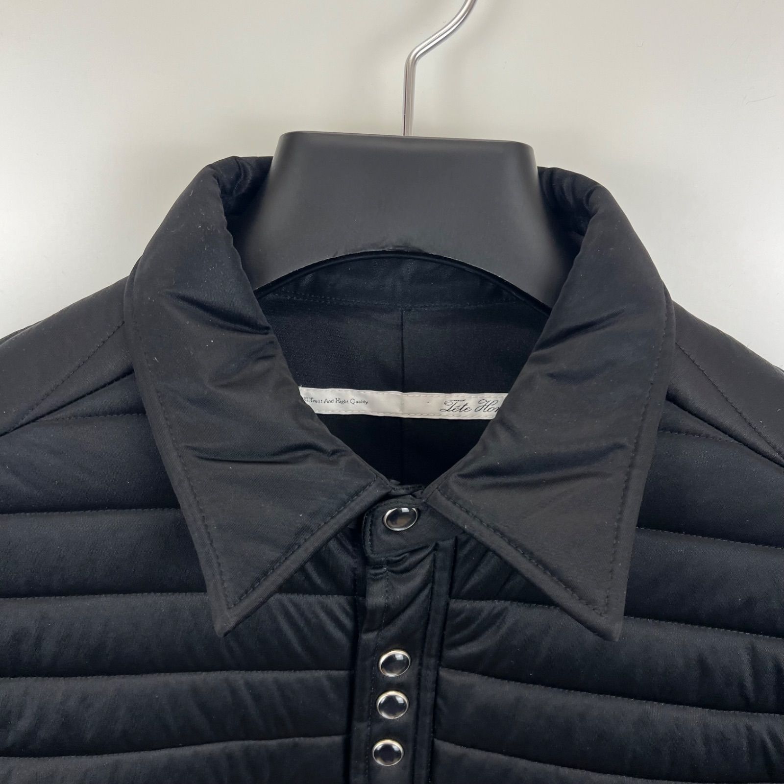 TETE HOMME 00s y2k style quilting puff jacket 5 テットオム 