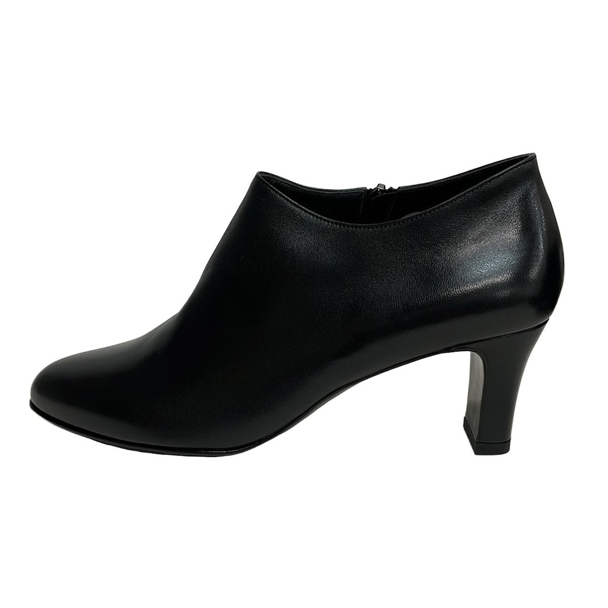 銀座ヨシノヤ Yoshinoya ギンザヨシノヤ ブーティ 24 レディース - 黒 レザー