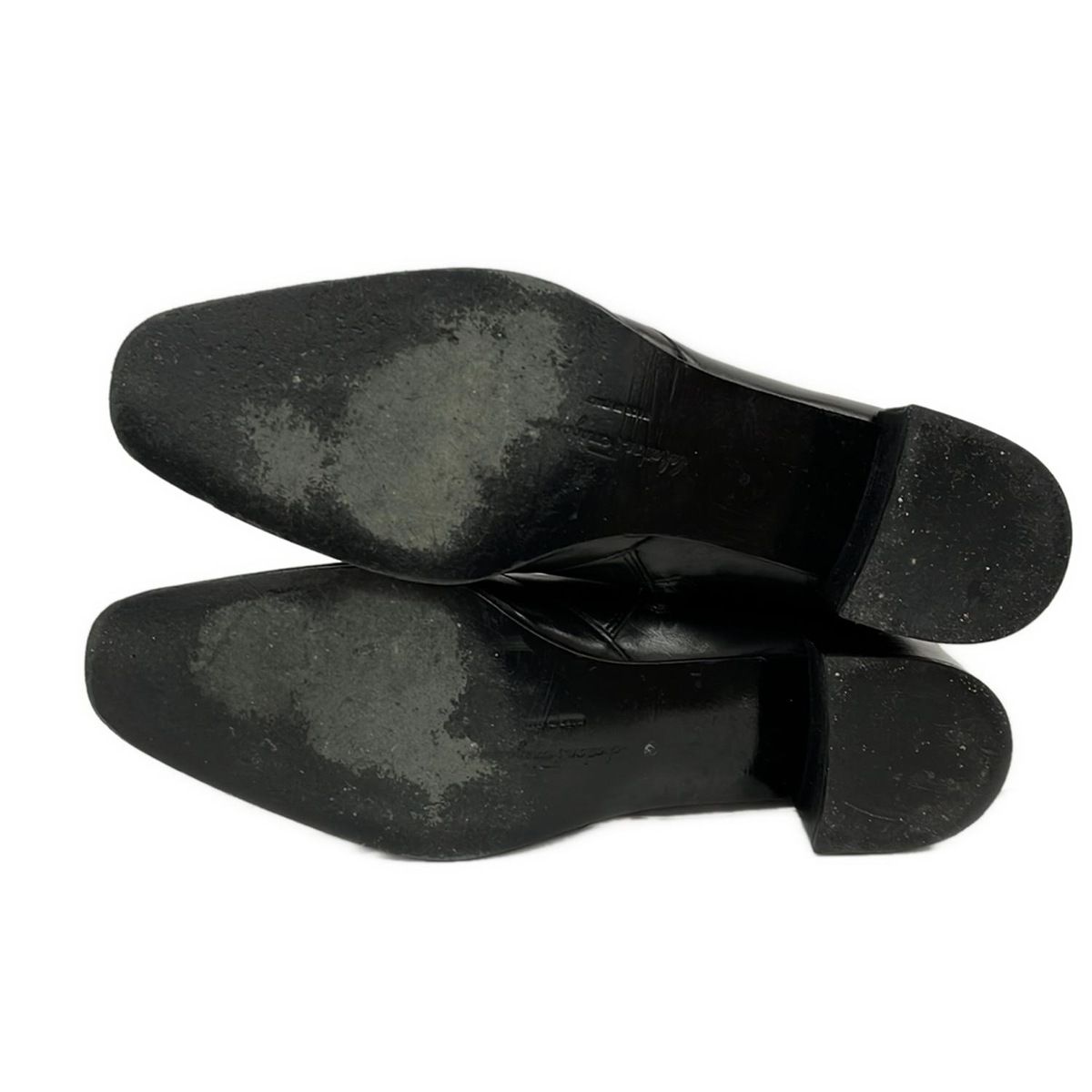 美品 サルヴァトーレ フェラガモ 8 1/2 26 レザー ロングブーツ ヴァラ FERRAGAMO/SalvatoreFerragamo(サルバトーレフェラガモ) ロングブーツ