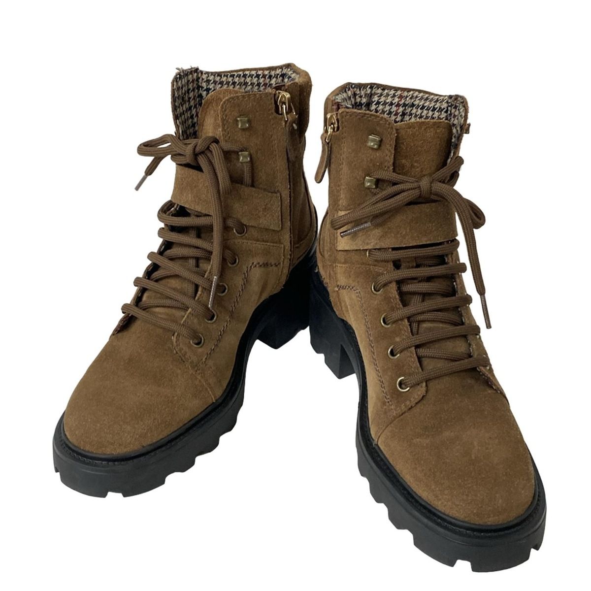 TOD S トッズ ショートブーツ 38 レディース - ダークブラウン