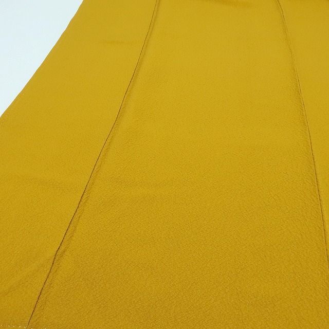 百華❀Y4179◇美品 染め一つ紋 手縫い仕立て 正絹 色無地 着物 単品