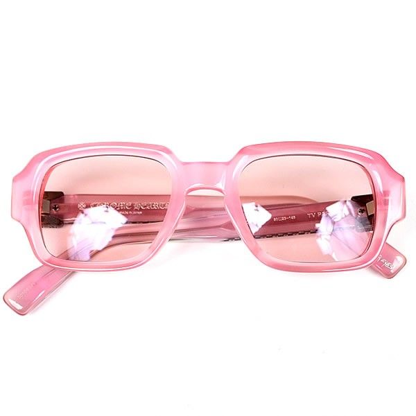 CHROME HEARTS クロムハーツ TV PARTY サングラス 眼鏡 アイウェア メンズ SV 925 ピンク 101119