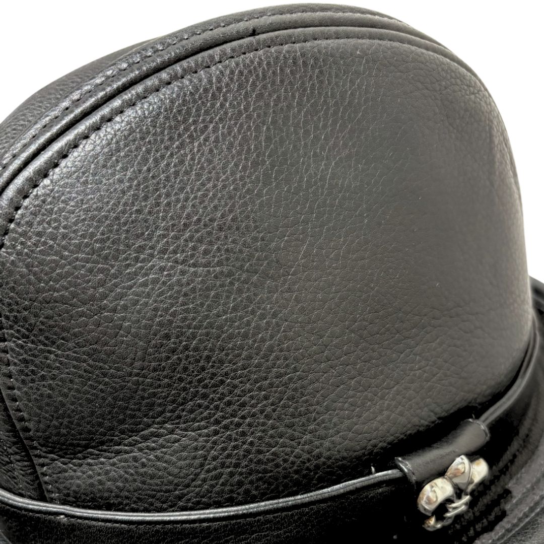 クロムハーツ レザーハット L サイズ クロムハーツ サイズ:L HAT U